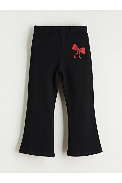 LC Waikiki Beli Lastikli İspanyol Paça Kız Çocuk Tayt