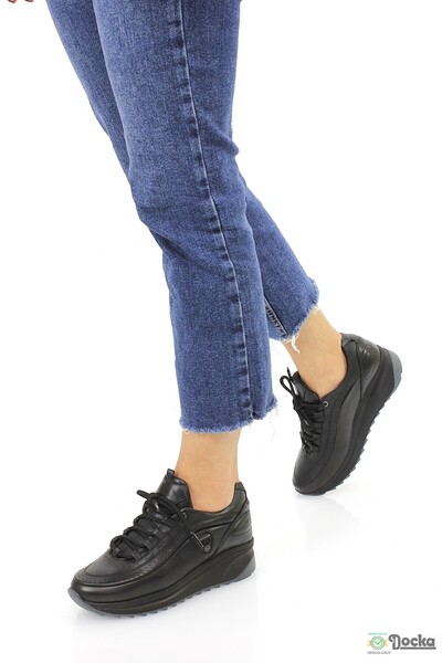 Mammamia Kadın Hakiki Deri Spor Tarz Yürüyüş Özellikli Ortopedik Ayakkabı