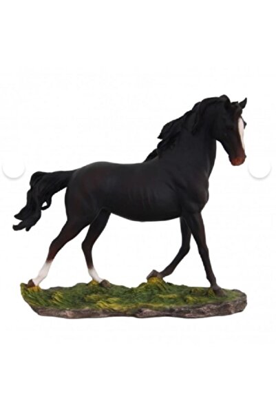 Dekoromi Dekoratif Yürüyen At Heykel Biblo 25X24 CM