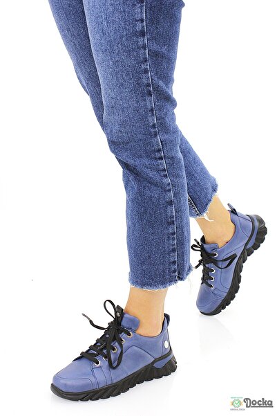 Mammamia Kadın Spor Tarz Günlük Ortopedik Hakiki Deri Ayakkabı M26/KA3440