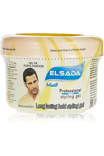 Elsada جل تصفيف الشعر طويل الأمد من EL SADA: ثبات ولمعان فائقين في زجاجة صفرا...