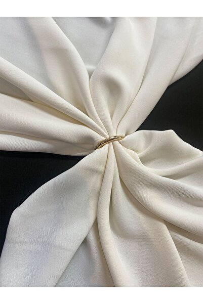 Yiğit Kumaş Țesătură creponată de culoare crem