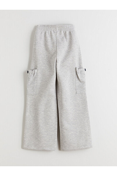 LC Waikiki Özmarka Yeni Sezon Beli Lastikli Kız Çocuk Kargo Eşofman Altı