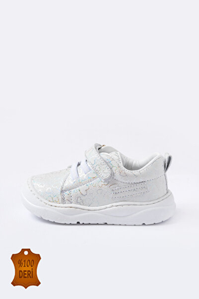 lina step Genuine Leather Baby Girl First Step Shoes with Orthopedic Sole Stitched