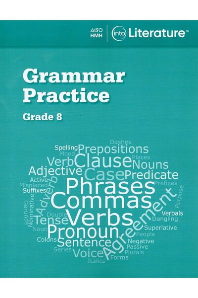 Houghton Mifflin كتاب تمارين قواعد اللغة للصف الثامن (في الأدب)