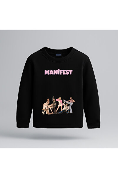 BLITZ ISTANBUL Tricou cu mânecă lungă pentru fete cu imprimeu Manifest Group ...