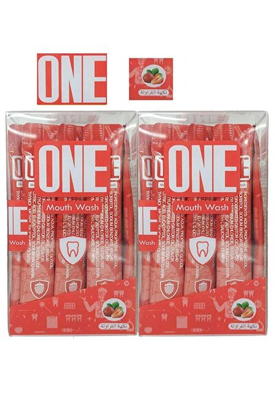 ONE شرائح غسول الفم بنكهة الفراولة المتقدمة 20 * 12 مل