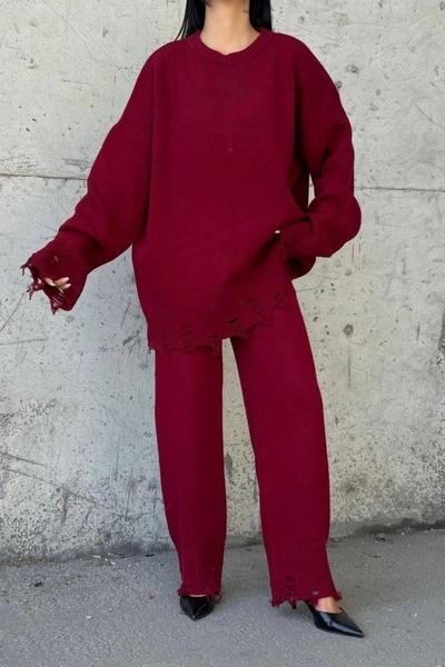 Noi Belis Folyékony részletekkel ellátott, nagyméretű kötöttáru alsó-felső szett AW25AU0020