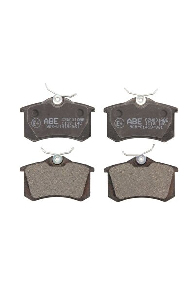 ABR Brake pad set, rear, Citroen C4 2,