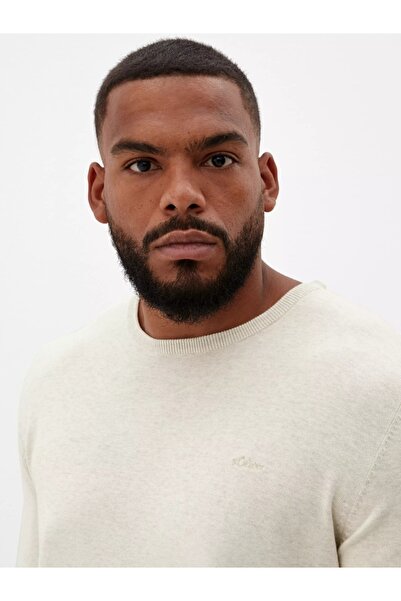 s.Oliver Big Sizes Men's sweater big sizes, with neckline at the base of the neck