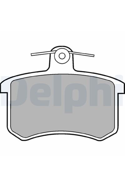 DELPHİ Brake pad set, rear, Fiat Tipo,