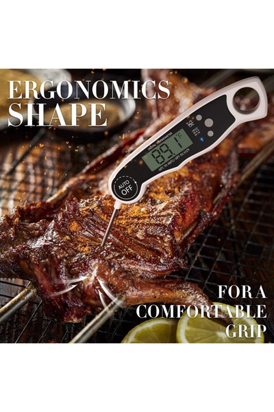 Bogadini Digital food thermometer with IP67 probe with illuminated display and magnet