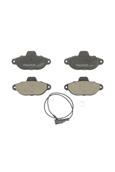 LPR Brake pad set, front, Fiat Panda 2,
