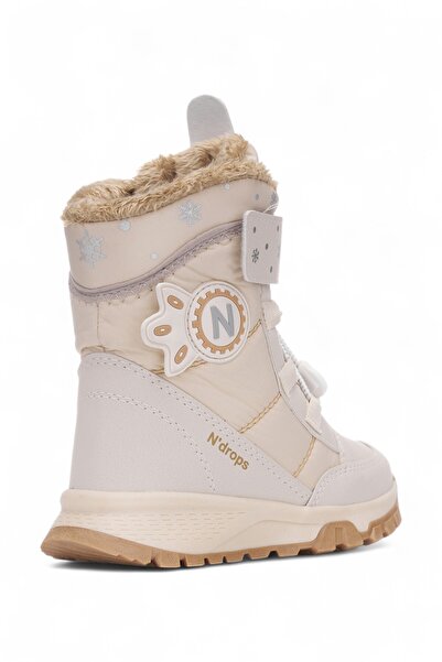 QUNDIR Su Geçirmez, Kışlık, Kürklü, Cırtlı, Kız Çocuk Kar Botu Ayakkabı