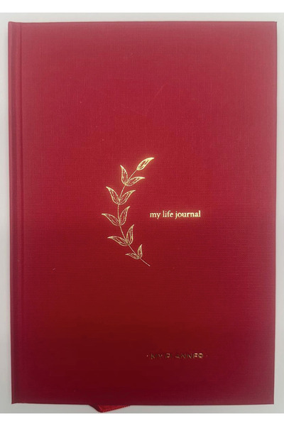 TheReplika Haftalık Planlı Ajanda Tarihsiz Kırmızı