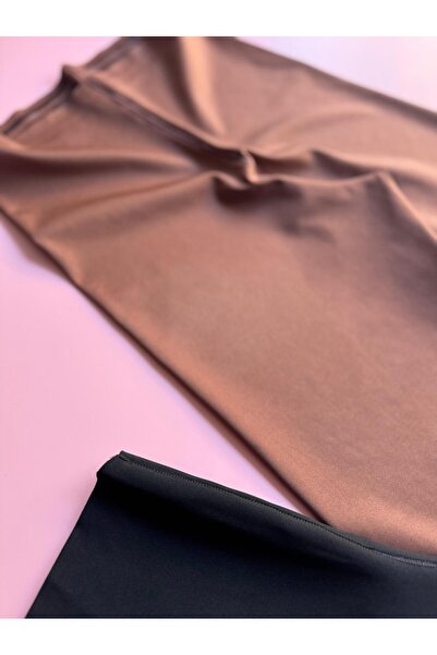 VicTroy Seamless Laser Cut 2-Piece High Waist Coffee and Beige Color Women's Corset with Non-Slip Silicone