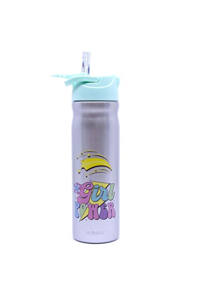 Globox Girl Power Desenli 304 Çelik Matara 500 ML (3.RAF)
