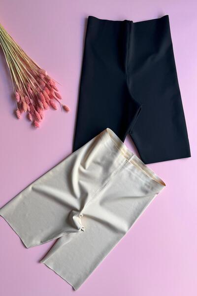 VicTroy Seamless Laser Cut 2-Piece High Waist Beige and Black Color Anti-Slip Silicone Women's Corset