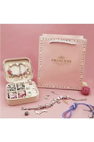 KESNUP Jewelry creation set, 66 elements, making bracelets and necklaces, Multicolor