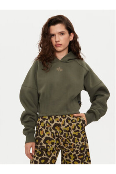 Alpha Industries Γυναικείο Φούτερ 148041 Πράσινο