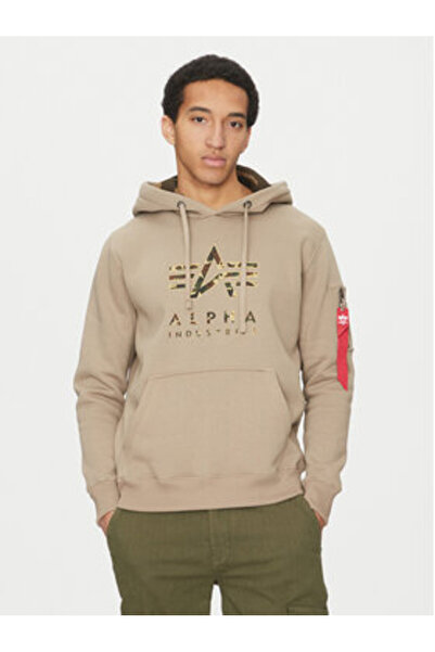 Alpha Industries Ανδρικό Φούτερ 146337 Μπεζ