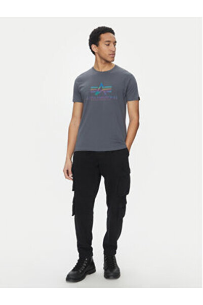 Alpha Industries Ανδρικό T-Shirt 100501RR Γκρι