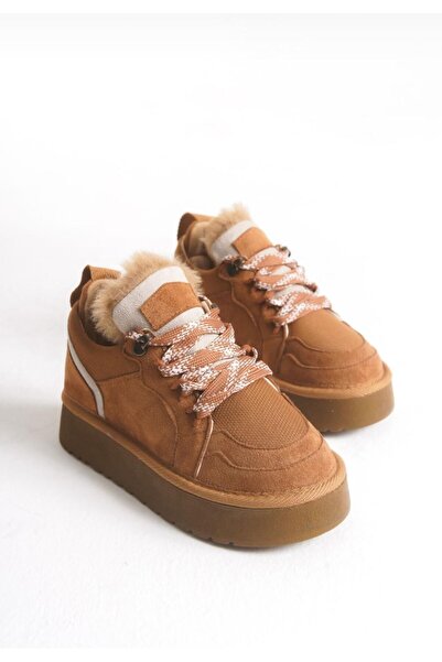 Daloğlu أحذية رياضية نسائية شتوية بنعل سميك على الطراز الأوغندي