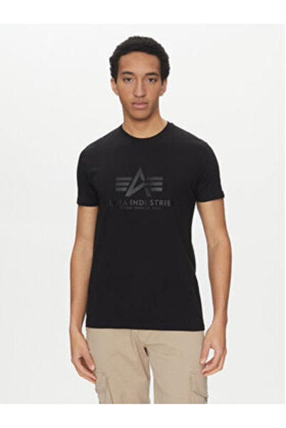 Alpha Industries Ανδρικό T-Shirt 100501CB Μαύρο