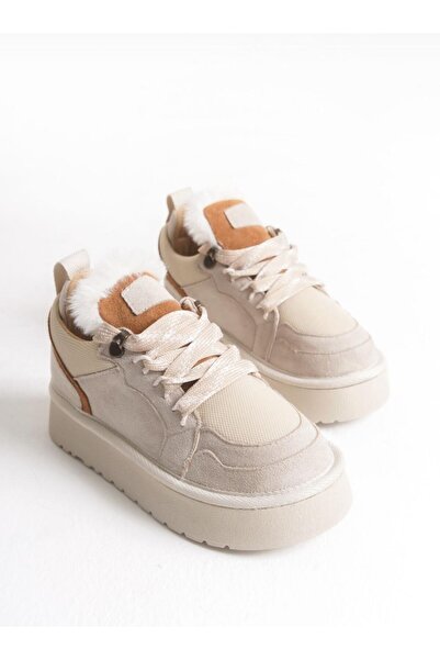 Daloğlu أحذية رياضية نسائية شتوية بنعل سميك على الطراز الأوغندي