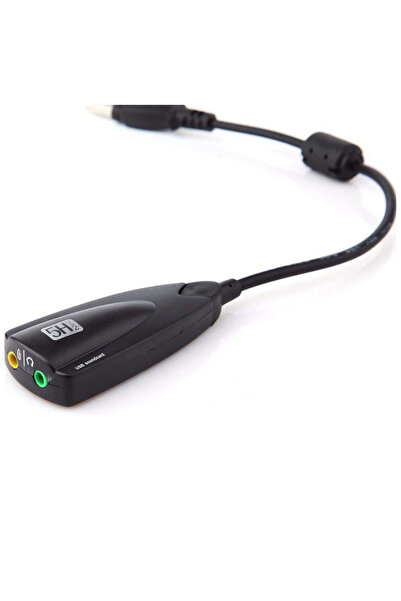Noname Usb Ses Kartı 12 Kanal Çevirici Dönüştürücü Laptop Harici Kartı Mikrof...