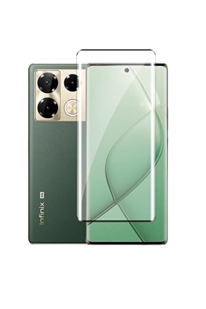 corcishop Infinix Note 40 Pro Edge Kavisli Tam Kaplayan Ekran Koruyucu Temper...