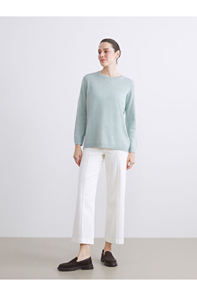 LC Waikiki Sparkling Choices from Shining Store | Crew Neck Striped Women's Knitwear Sweater