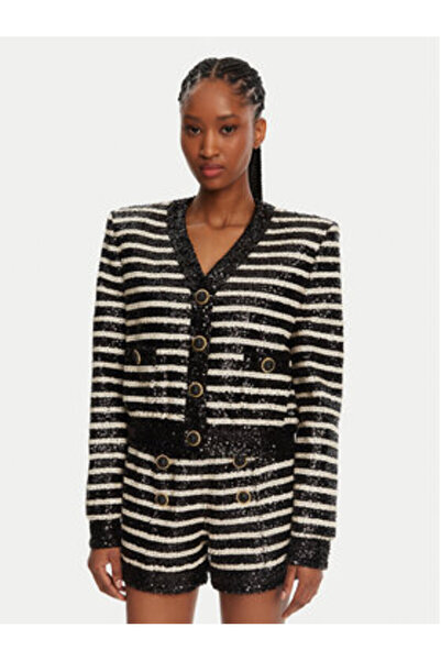 BALMAIN Γυναικείο Μπλέιζερ DF1KL180XJ31 Μαύρο