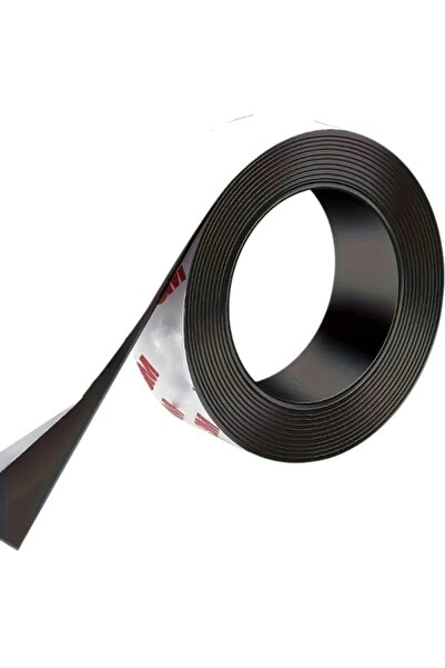 Online Home Market Yapışkanlı Şerit Mıknatıs Magnet Kes Kullan Güçlü 2,0cmx1mt