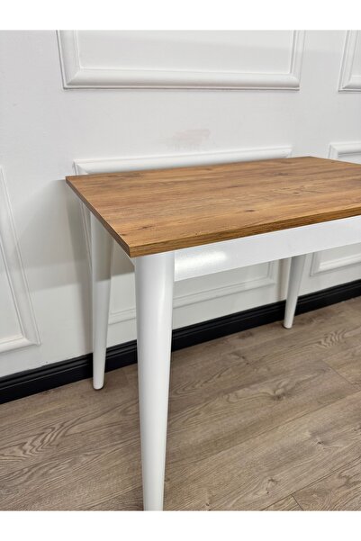 ECCES BB 60 x 90 Mutfak Masası MDF Küçük Mutfak Masası Çalışma Masası Balkon Masası Sabit Masa