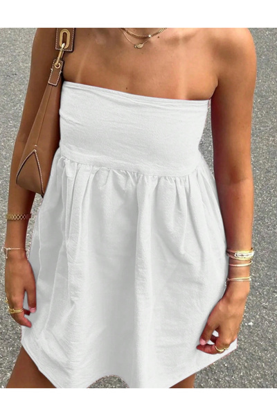 Sheya Rochie mini Sheya, alb