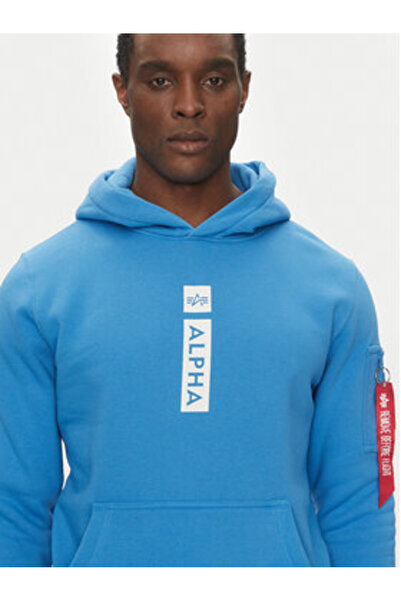 Alpha Industries Ανδρικό Φούτερ 146338 Μπλε