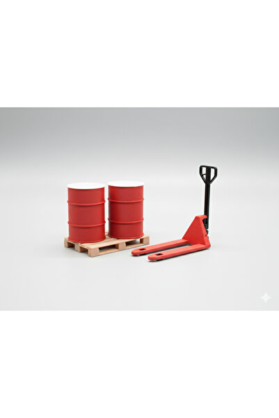 Forge Triverse Mini El Transpaleti ve Palet Seti Maketi