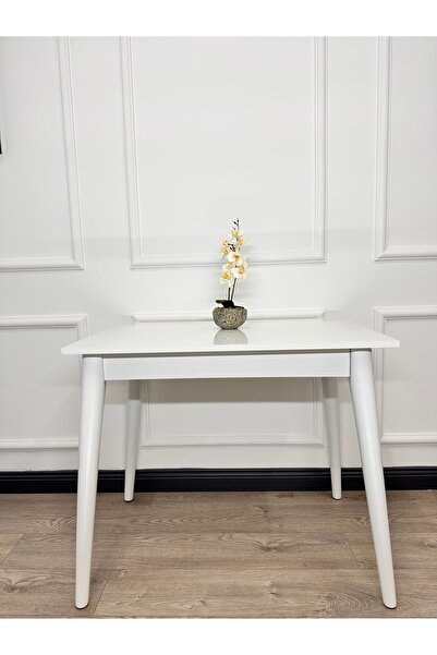 ECCES BB 60 x 90 Mutfak Masası MDF Küçük Mutfak Masası Çalışma Masası Balkon Masası Sabit Masa