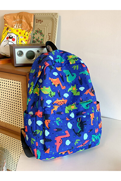 Take Two By Styli Graphic Print Zip Closure Backpack with Lunch Bag and Pencil Bag