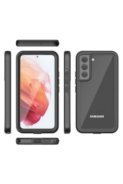 zore Galaxy S22 Plus Compatible Shrp 1-1 Waterproof Compatible Shrp-Black