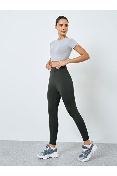 Styli Broad Waistband Basic Leggings