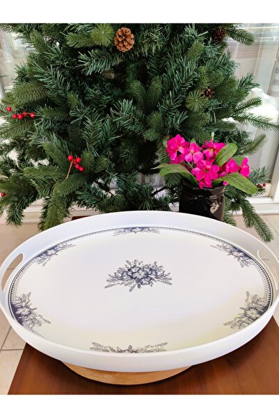 Madame Coco Belanche Oval Tepsi - 34 x48 cm