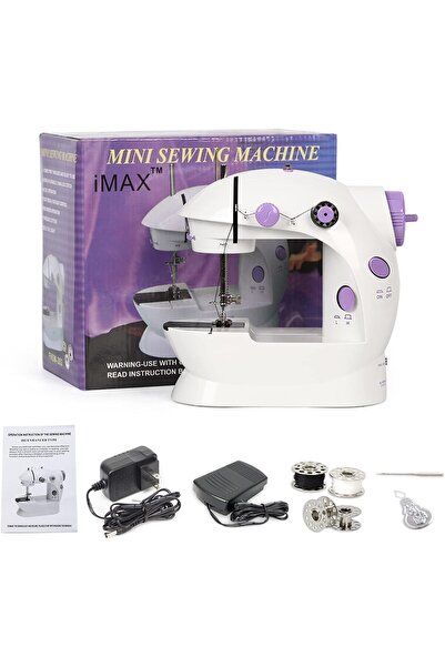 Hope ماكينة خياطة صغيرة محمولة متعددة الوظائف كهربائية منزلية صغيرة للأطفال ا...