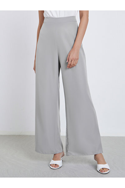 Styli Grey Wide Leg Trousers