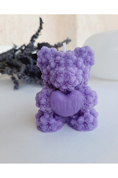 ArtINA esmaraldchic Lumanare parfumata urs cu inima si trandafiri, cadouri ha...