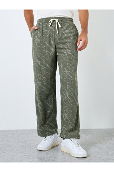 Styli Men Wide Leg Baggy Pants with Drawcord Waist