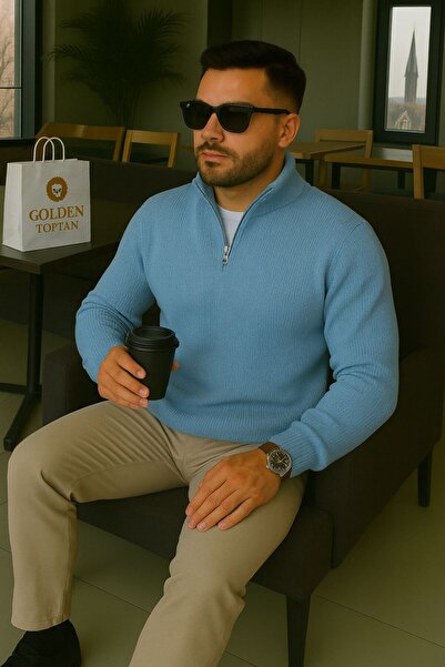 laçin life Трикотажний светр на блискавці