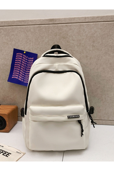 Take Two By Styli Solid Zip Closure Backpack