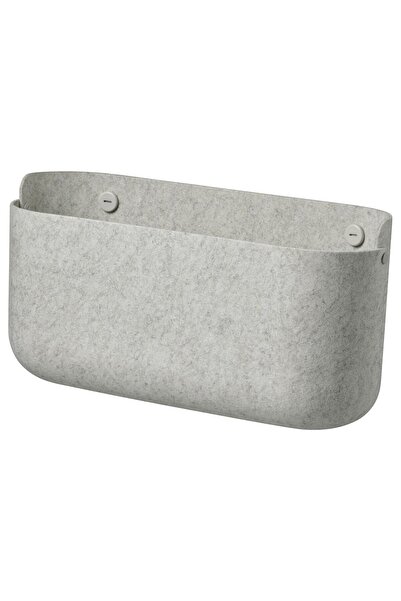 IKEA سلة تخزين SKÅDIS، رمادية